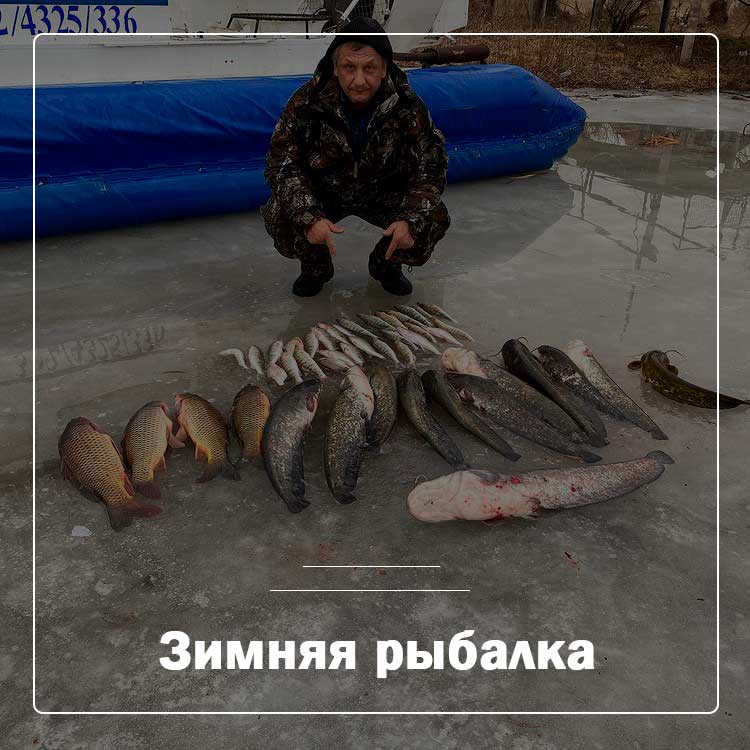 Зимняя рыбалка в Астраханской области на турбазе